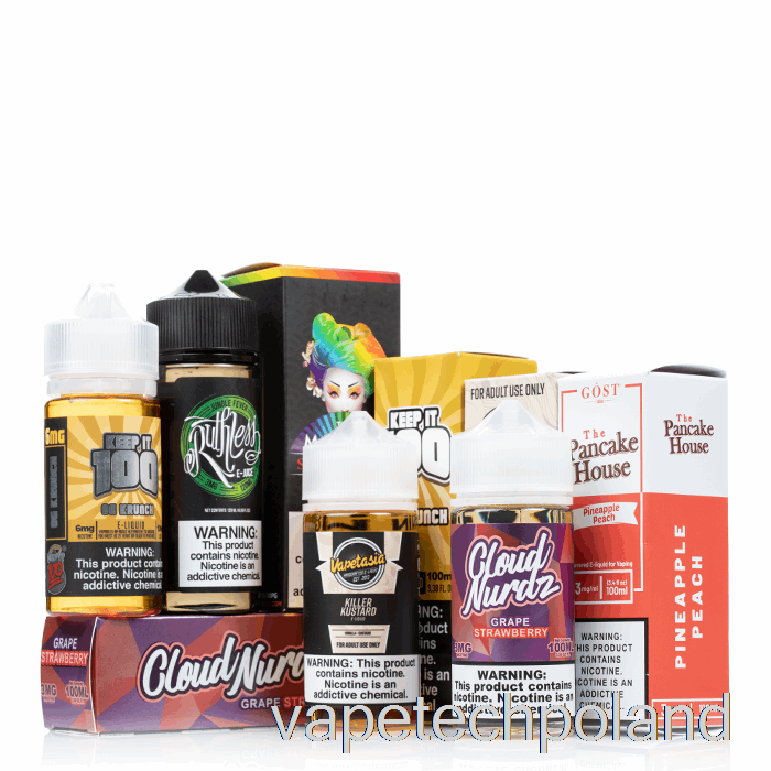 Vape Shop Warszawa Tajemniczy E-liquid 100/200ml Opakowanie 100ml Edycja - 0mg